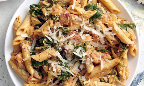 Spinach Cream Penne